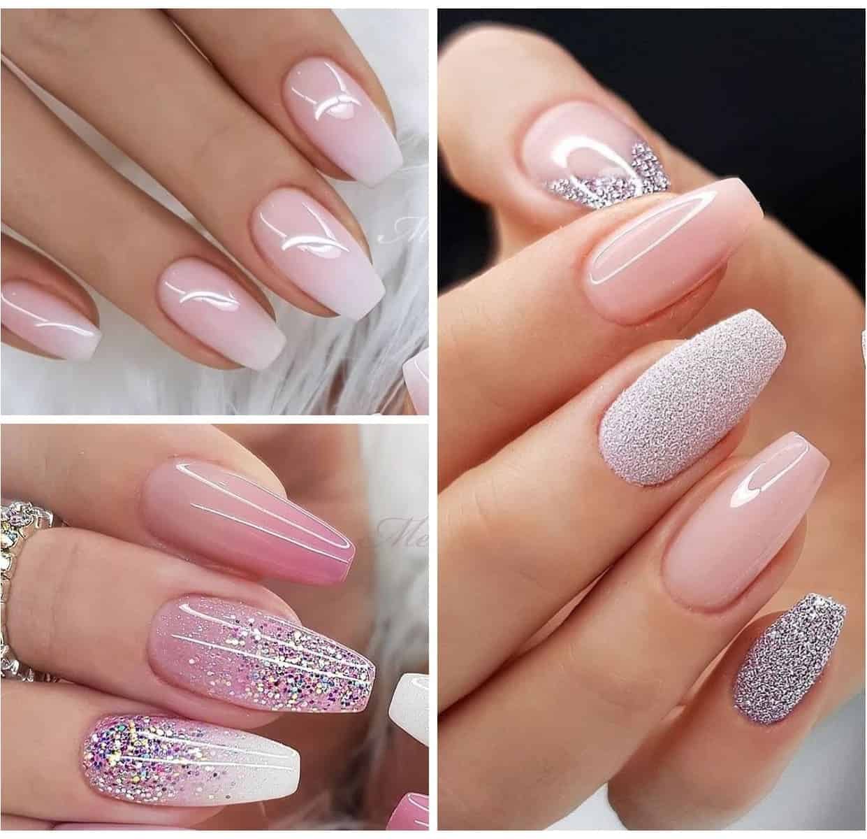 unhas minimalistas decoradas