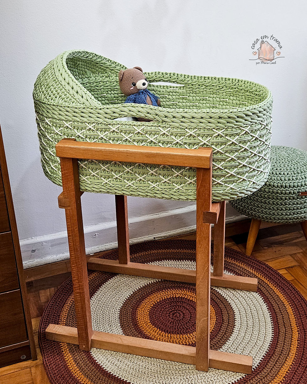 Decoração de Quarto de Bebê com Moisés de Crochê: Ideias e Inspirações