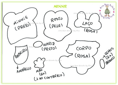 Minnie Baby em EVA: Ideias Criativas para Decoração e Apliques