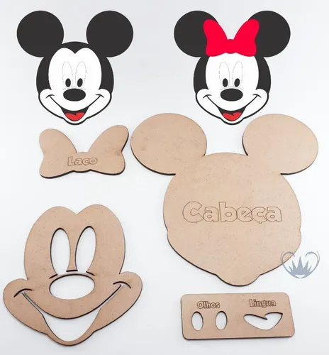 Materiais Necessários para Confeccionar sua Minnie Baby em EVA