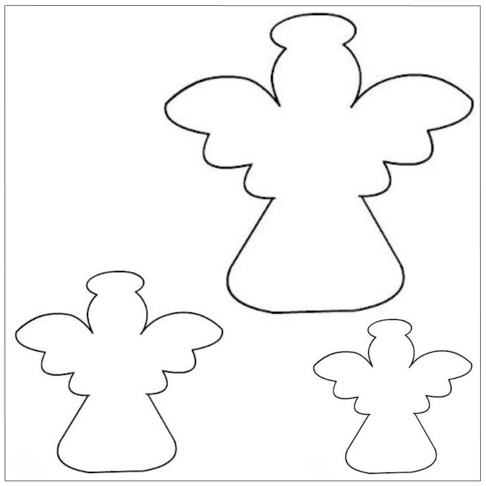Molde de anjo para EVA