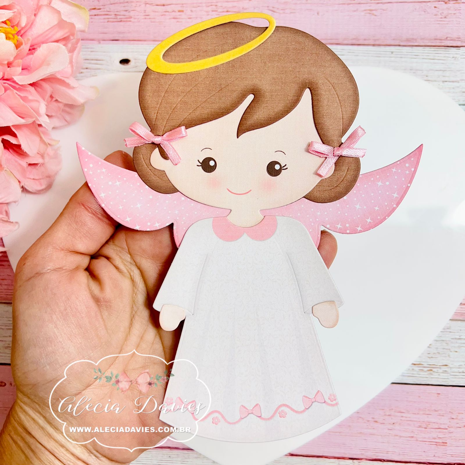 Molde de anjo para feltro