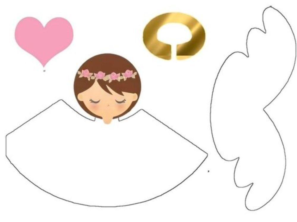 Molde de anjo para biscuit