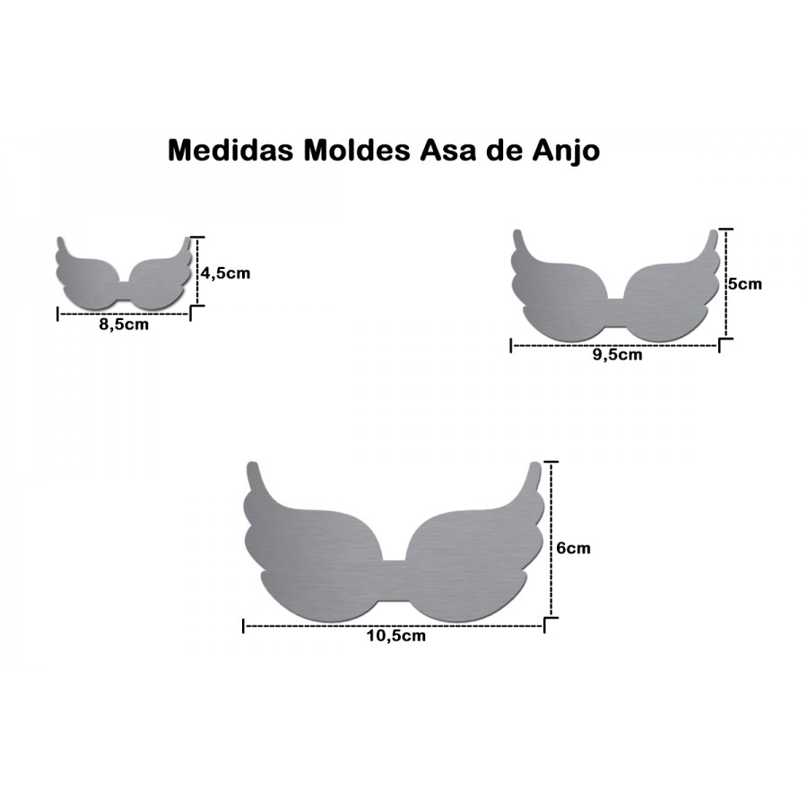 Molde de anjo para gesso