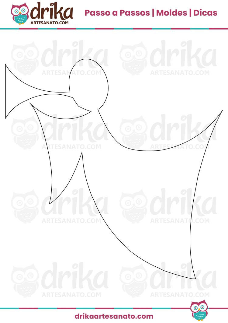 Molde de anjo para biscuit