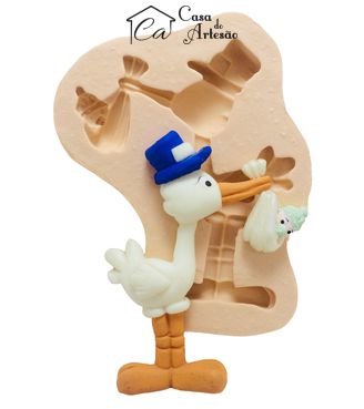 Onde Baixar Moldes Gratuitos de Cegonha em EVA (PDF e Digitais)