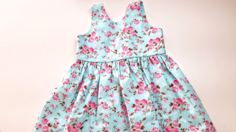molde de vestido de bebe para imprimir