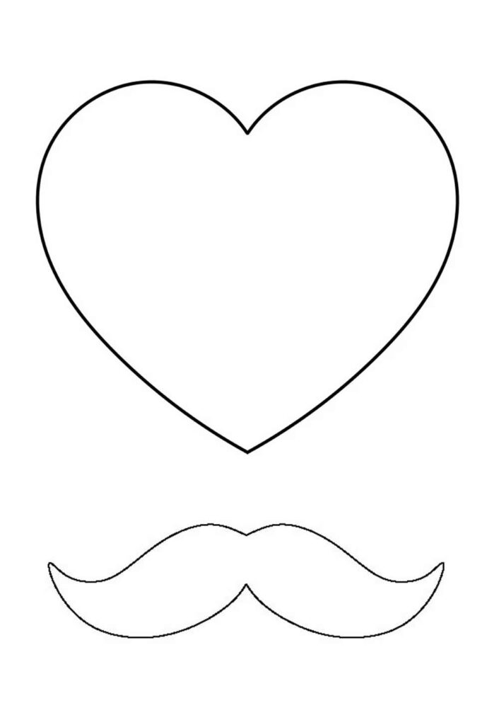 molde decoração dia dos pais