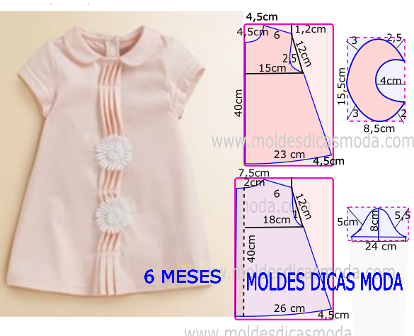 molde roupa de bebe