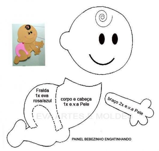 Guia Completo de Moldes de Bebê em EVA para Iniciantes