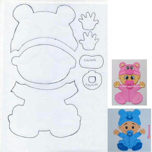 10 Ideias Criativas de Lembrancinhas de Chá de Bebê com EVA