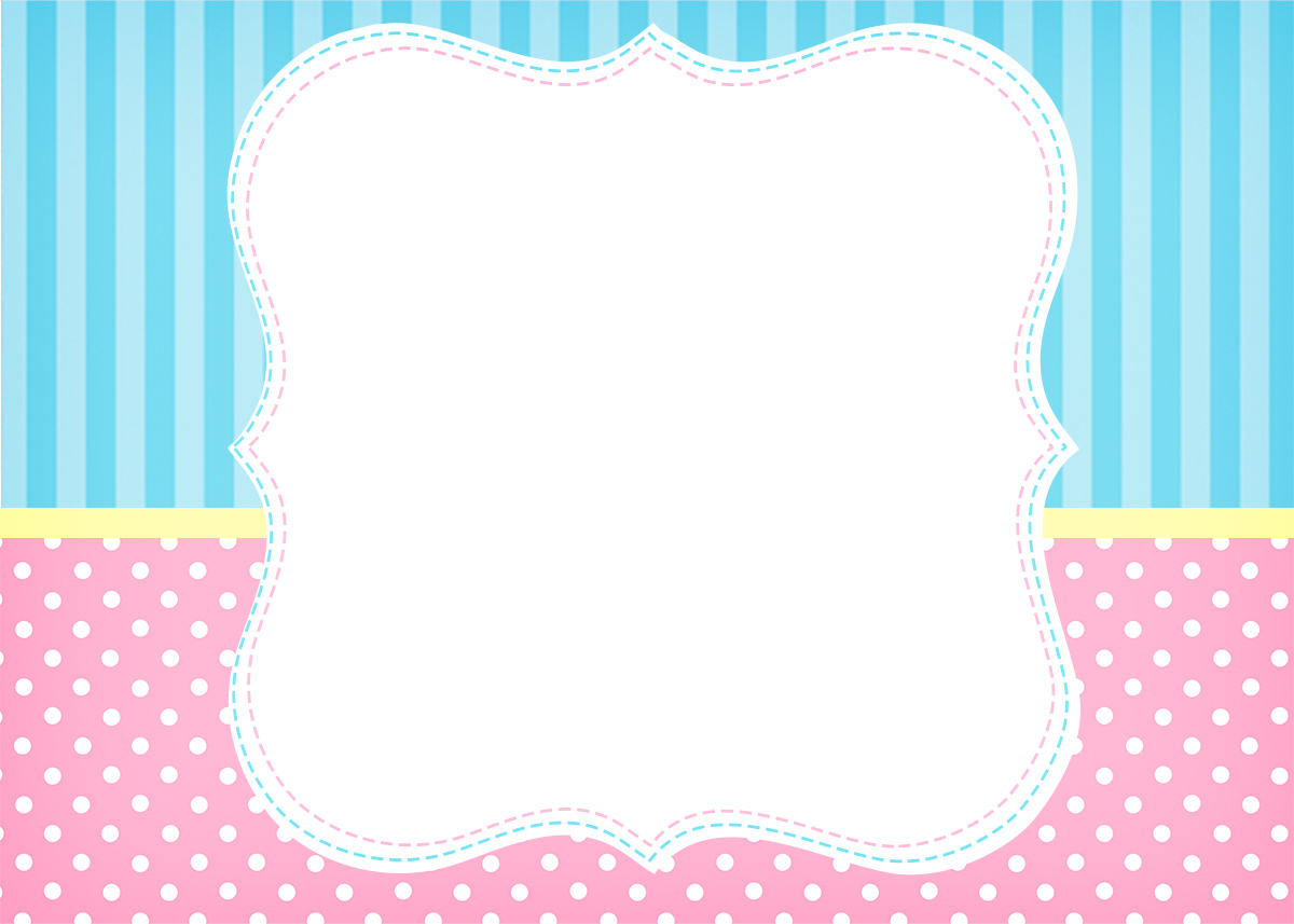 moldura chá de bebe azul