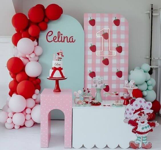 decoração moranguinho moderna