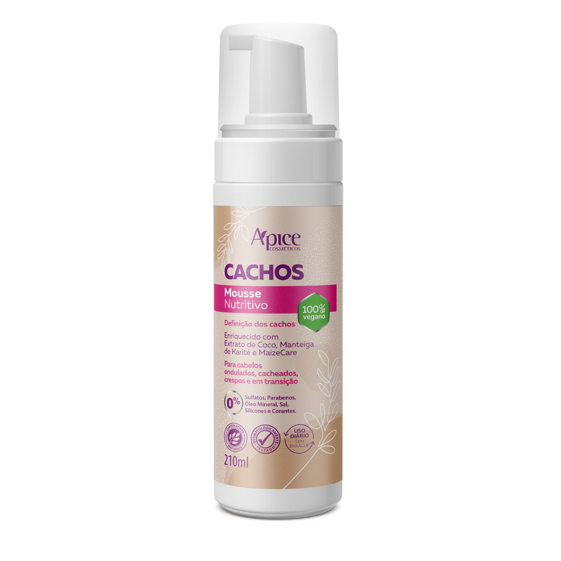 mousse para definição cachos