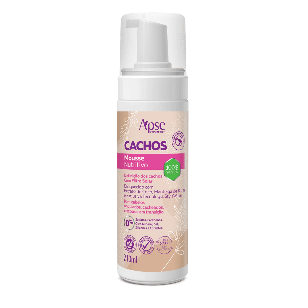 mousse para volume cabelo cacheado
