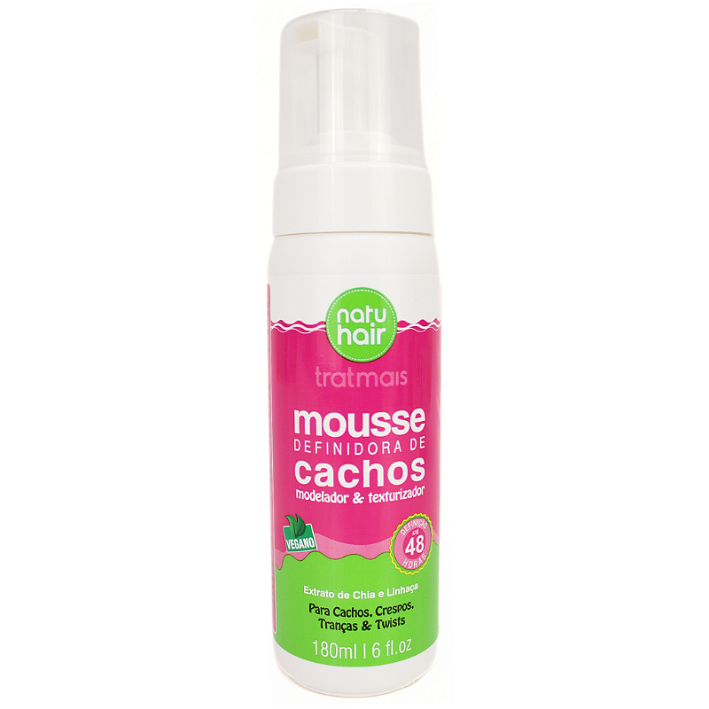 mousse finalizador cabelo cacheado