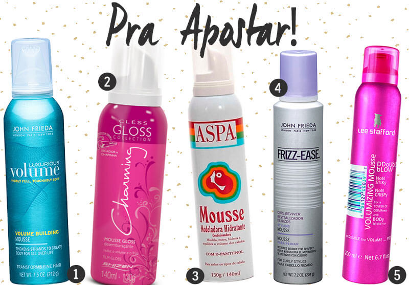melhor mousse para cachos