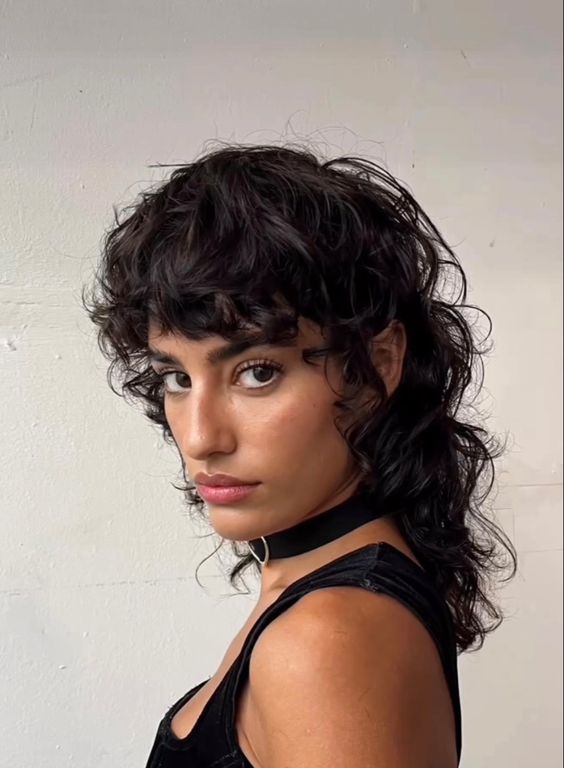 soft mullet cabelo ondulado