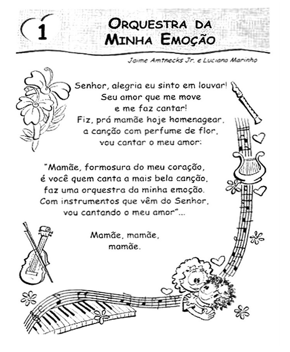canções para o dia das mães
