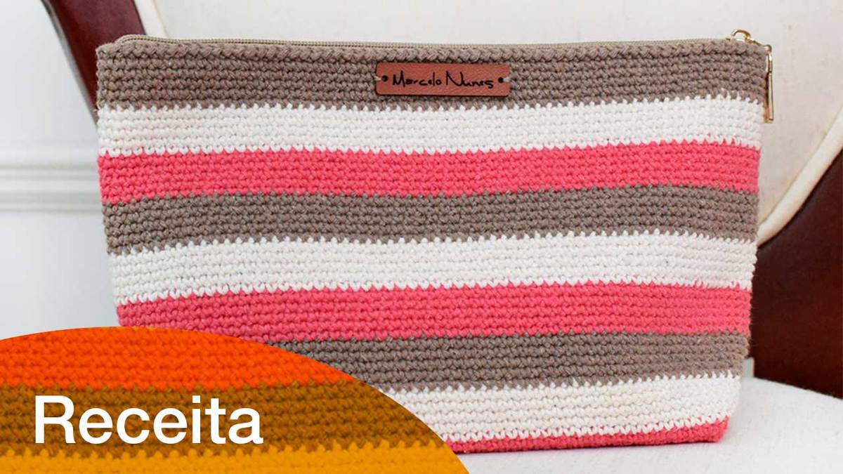 5 Tutoriais de Nécessaire de Crochê para Iniciantes (Passo a Passo)