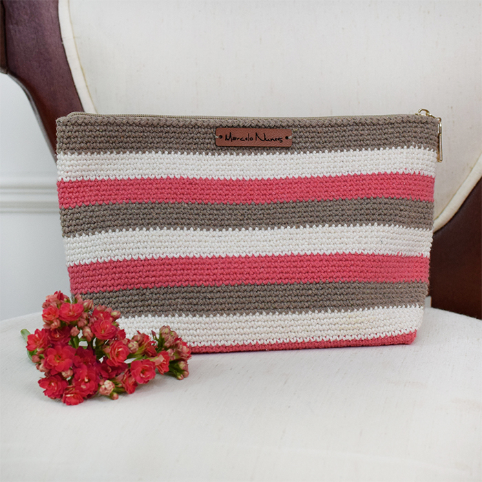 Nécessaire de Crochê: Ideias Criativas para Organizar Maquiagem e Acessórios