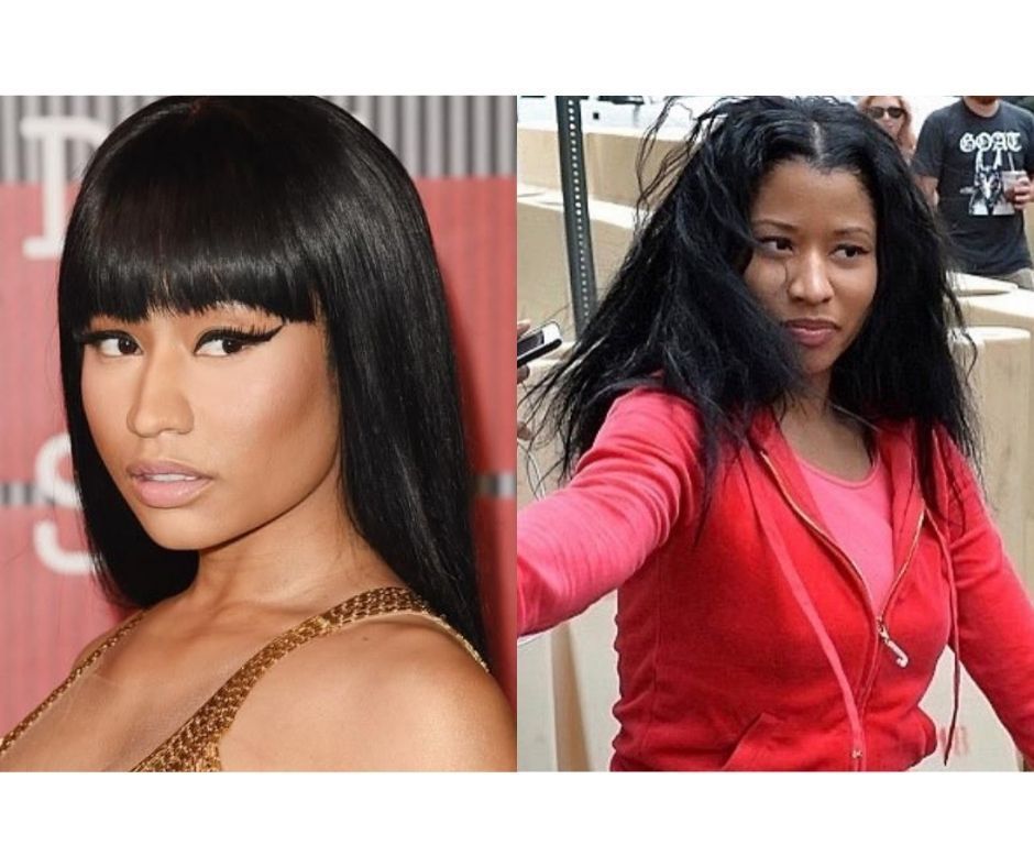 nicki minaj sem maquiagem