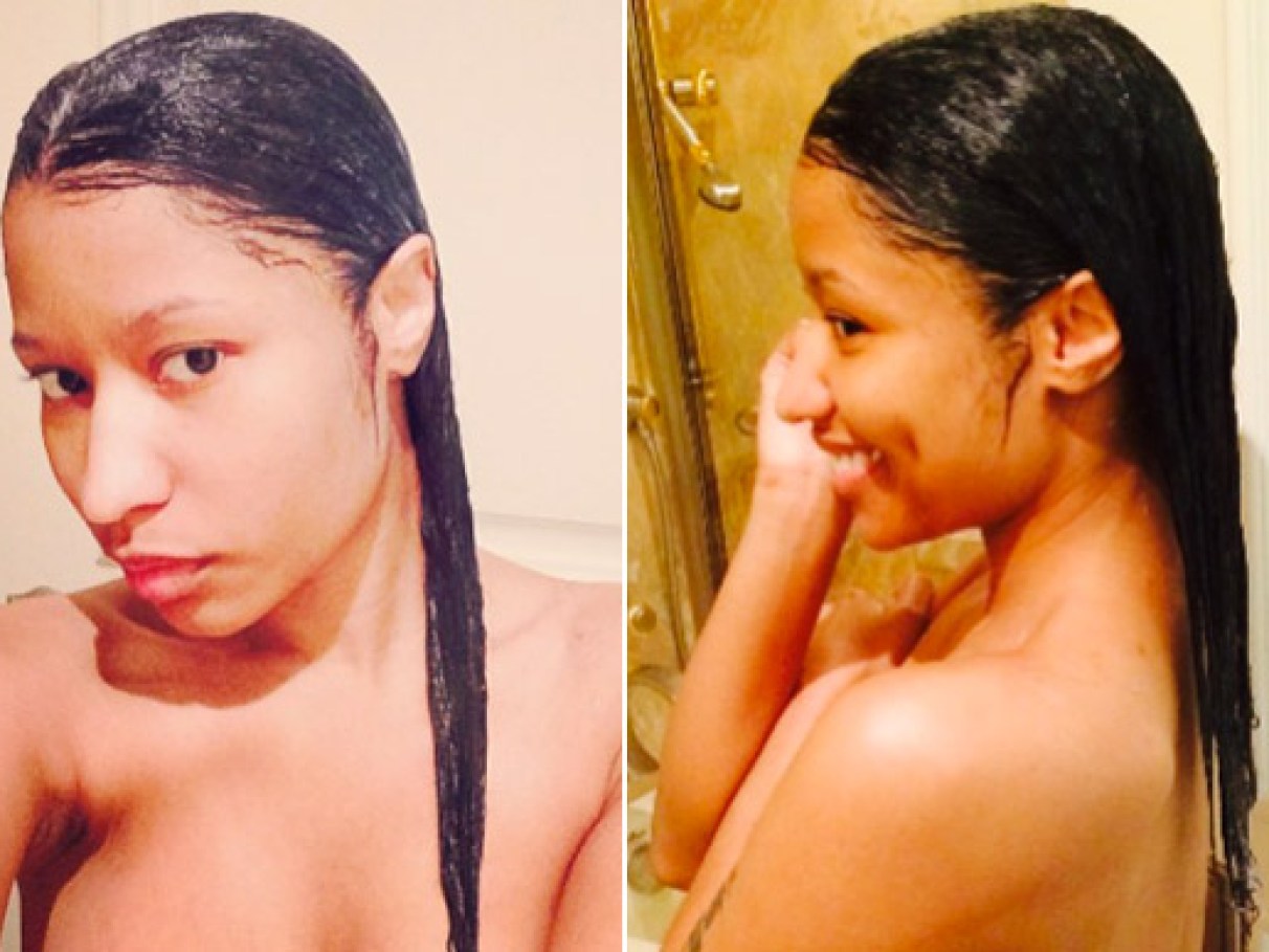 nicki minaj sem maquiagem