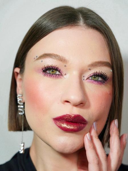 maquiagem ano novo dourada vs prata