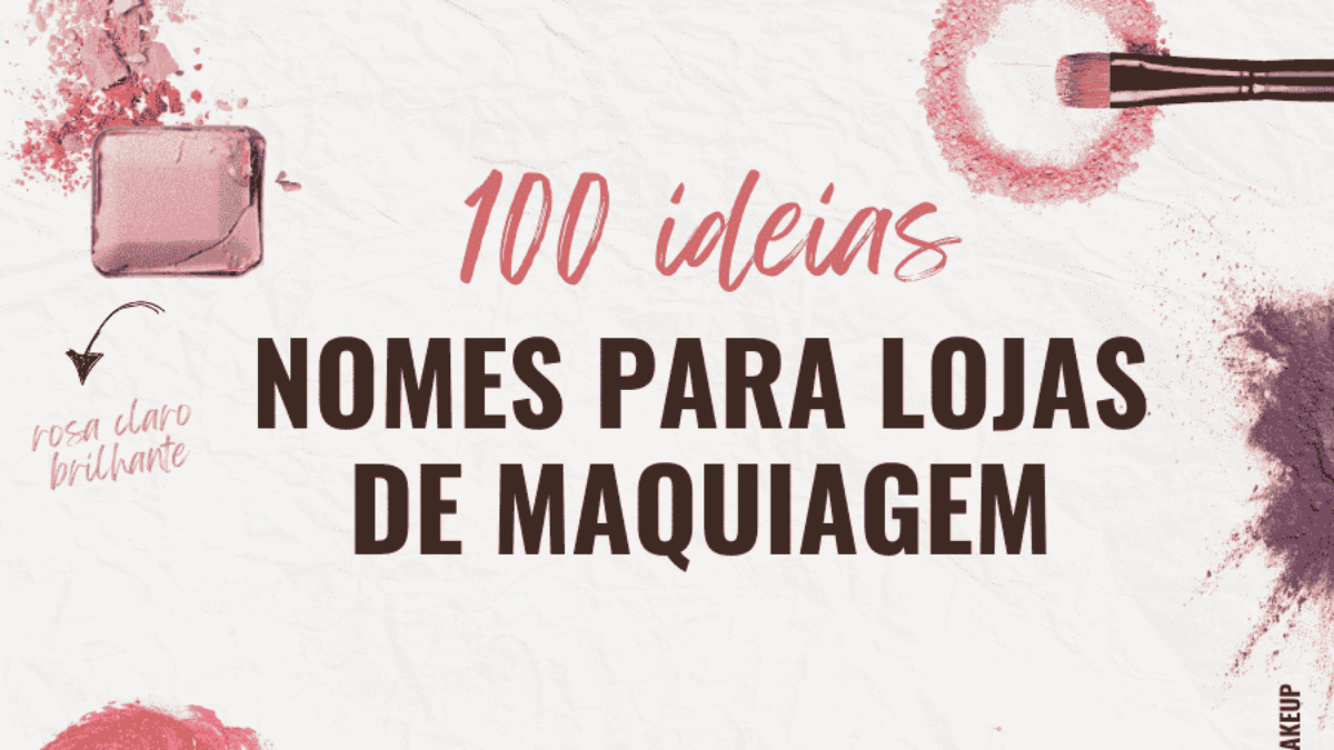 nomes criativos para e-commerce de maquiagem