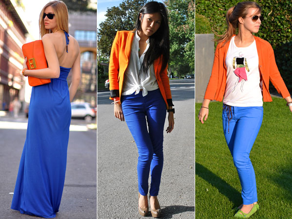 como usar laranja na moda