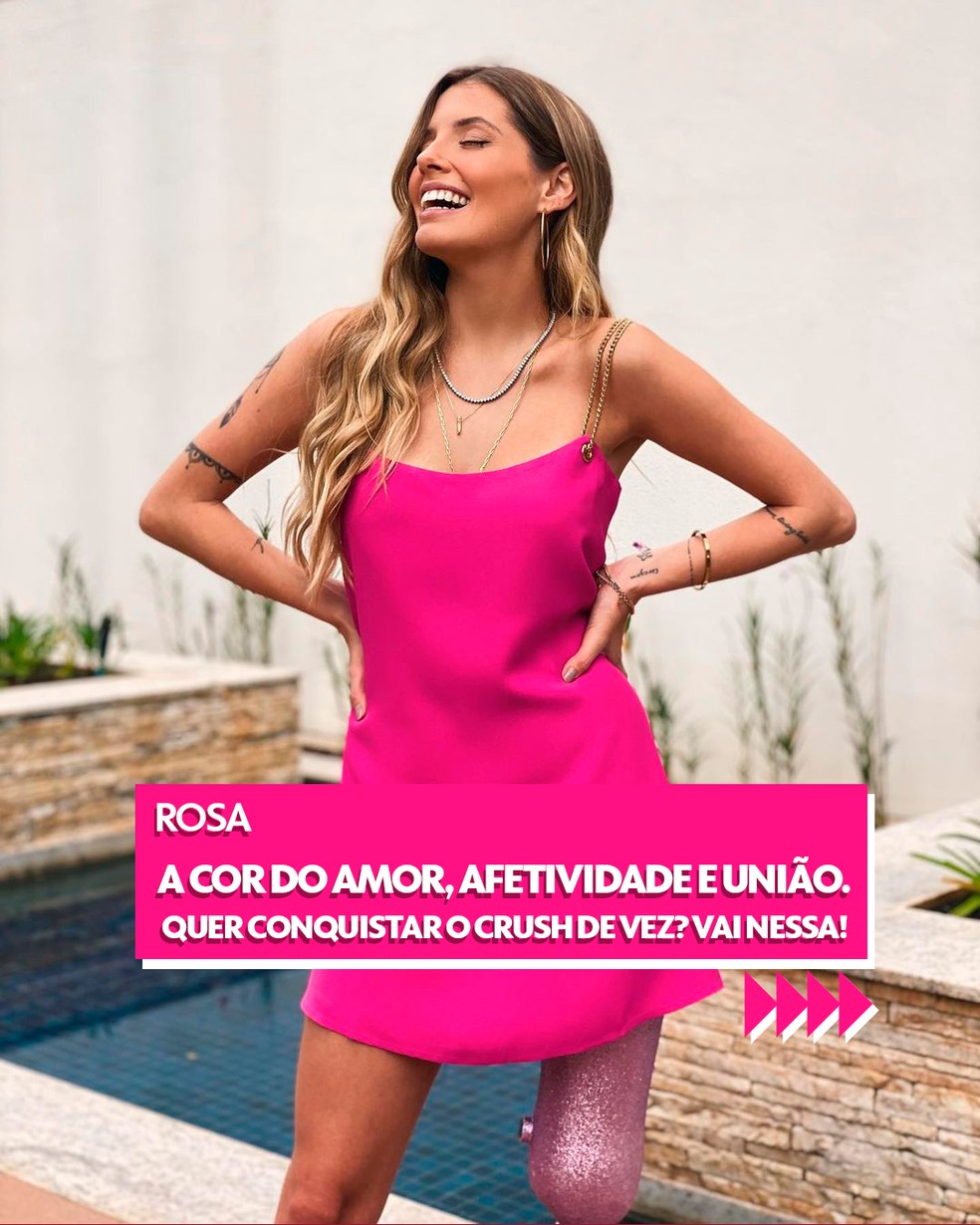 cor rosa para o réveillon