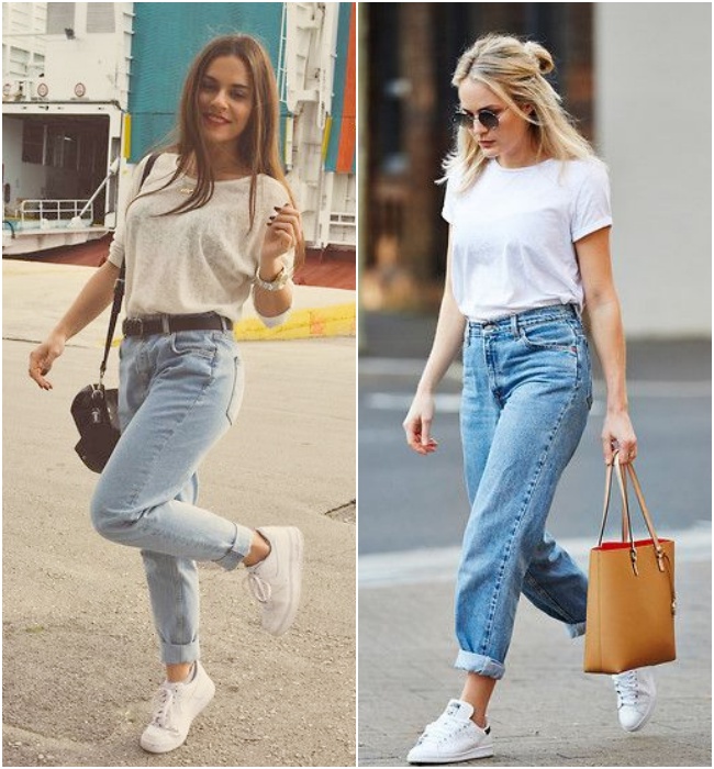 looks inspiração calça mom