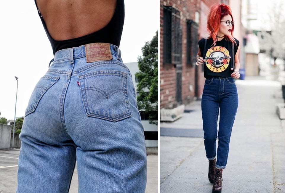looks inspiração calça mom