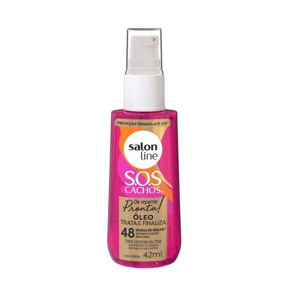 óleo para cabelo cacheado