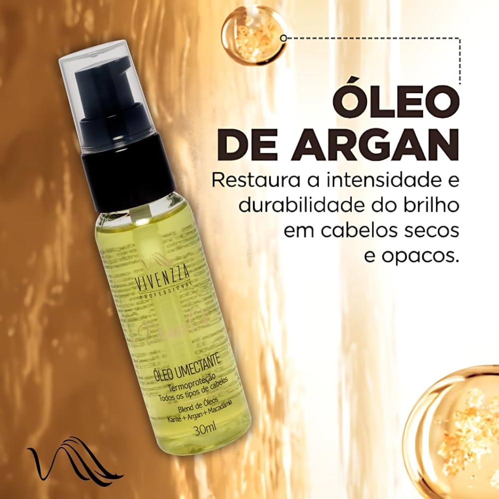 óleo para cabelo cacheado