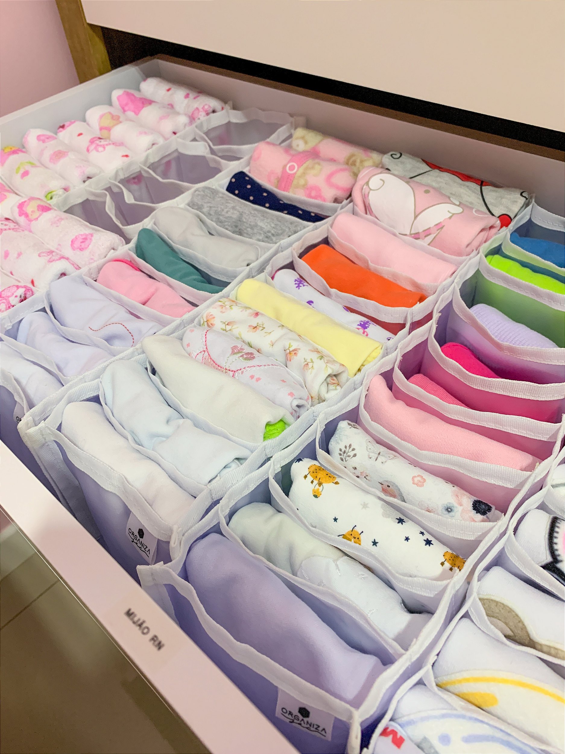 organizador de roupa de bebe