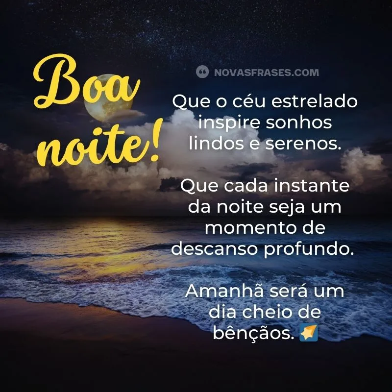 mensagens de boa noite com fé e gratidão