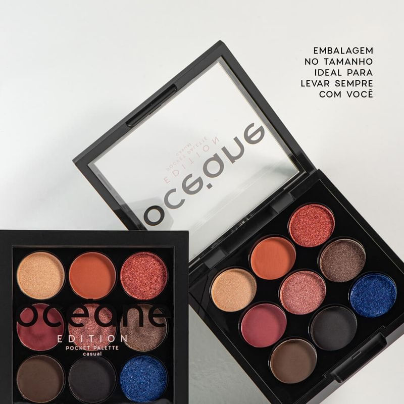paleta de maquiagem oceane