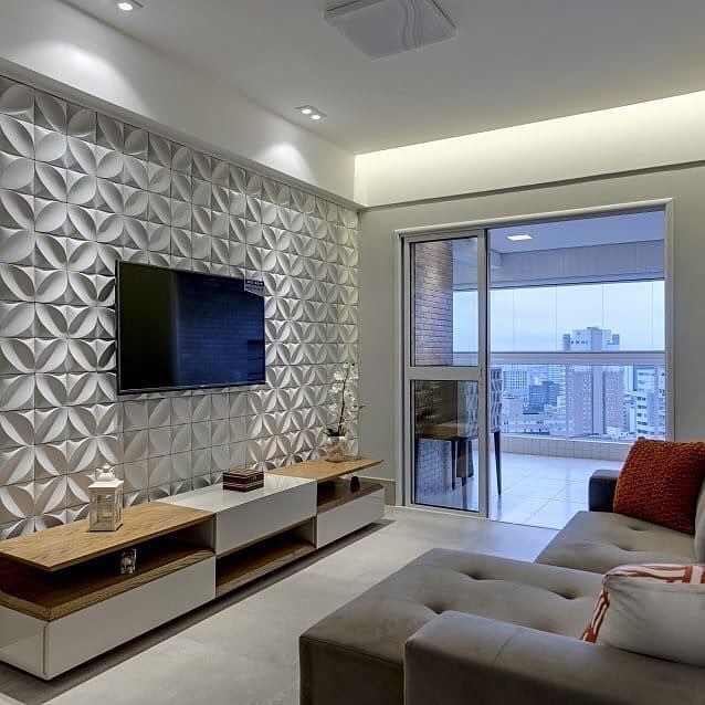como usar pano de decoração em parede de sala pequena