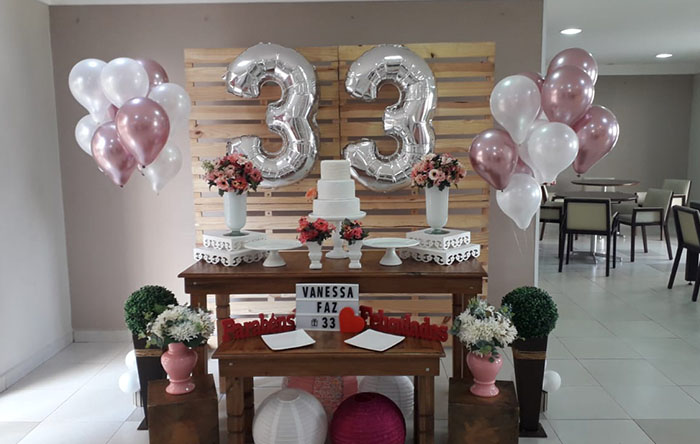 para fazer a decoração de uma festa vanessa