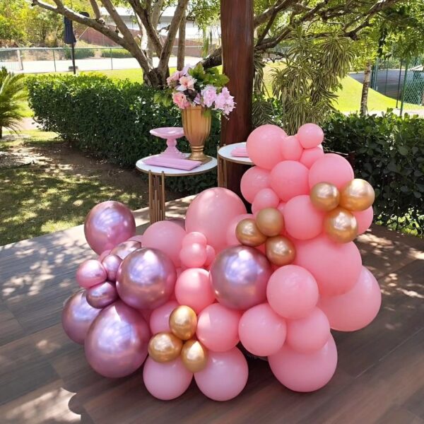 decoração festa vanessa estilo orgânico versus clássico