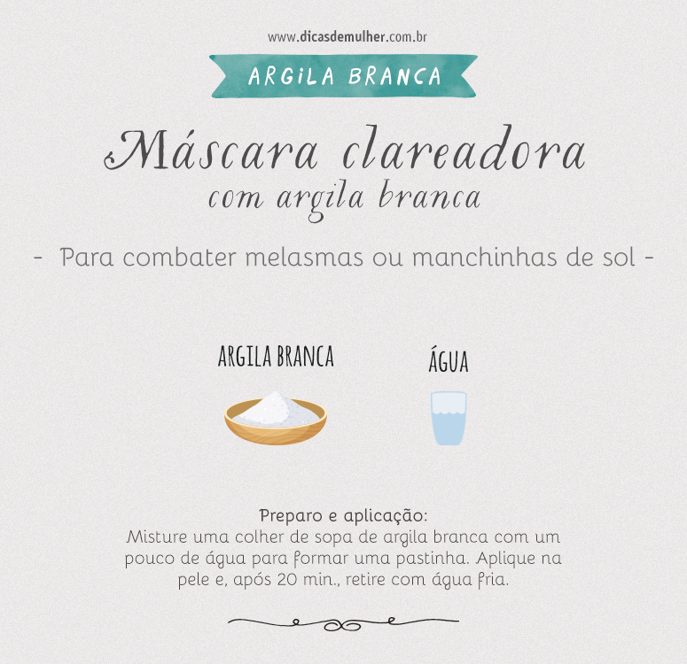 para que serve a argila branca