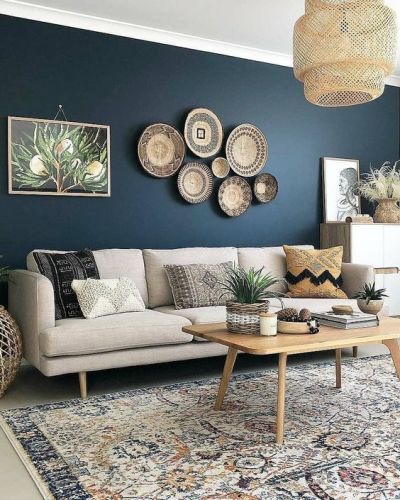 ideias criativas para decorar parede da sala vazia