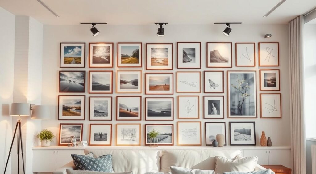 ideias criativas para decorar parede da sala vazia