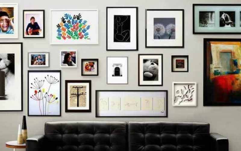 erros comuns ao decorar parede com quadros