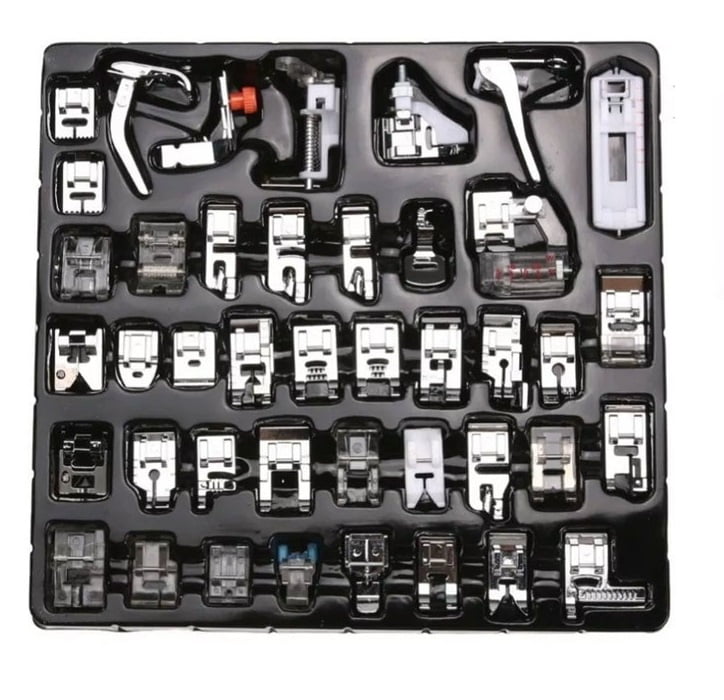 Guia Completo: Desvendando os Tipos de Pés Calcadores Essenciais para Sua Costura; Como Escolher o Pé de Máquina Ideal para Cada Projeto e Tecido; Pés Calcadores de Costura: Funções