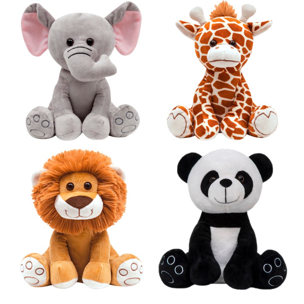 pelúcia safari antialérgica para nicho 15cm