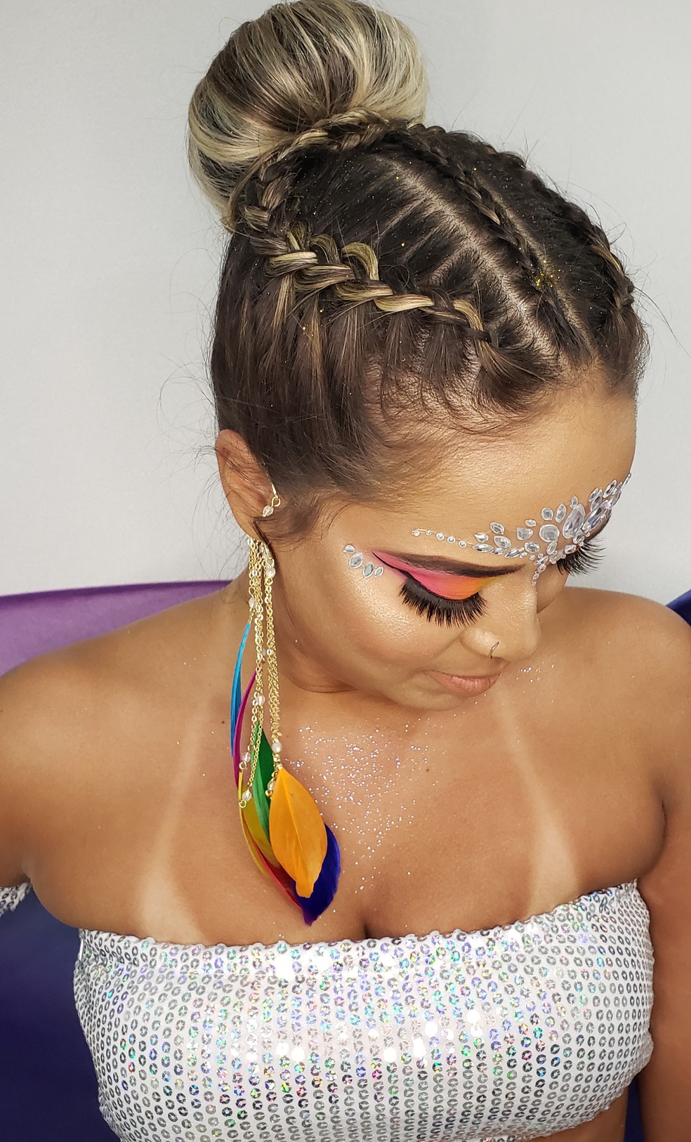 penteados fáceis carnaval 2026