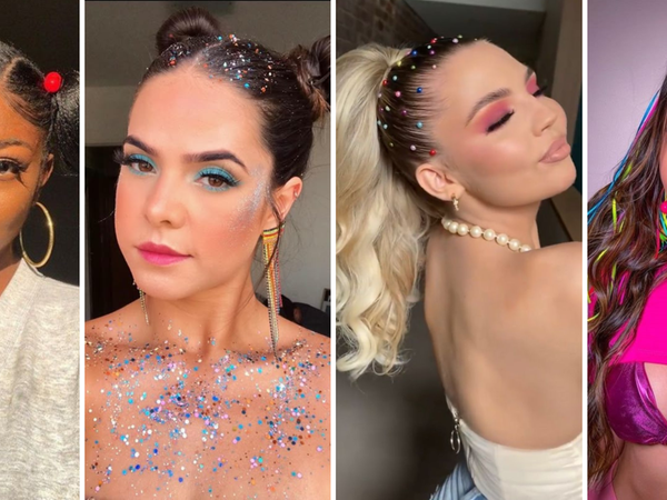 penteados carnaval com tranças