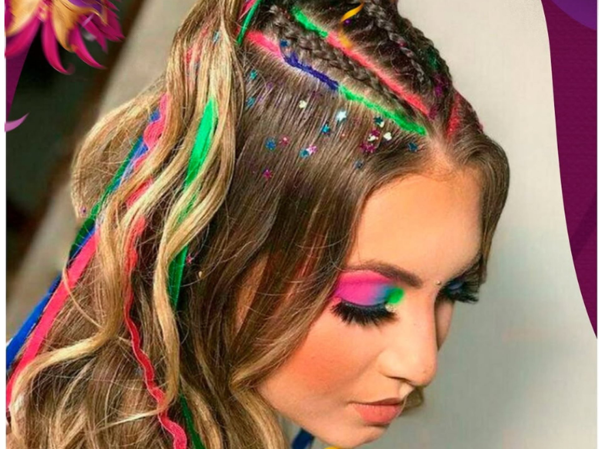 penteados carnaval cabelo curto